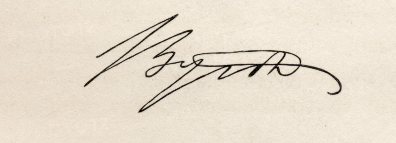 Signature of George Gordon