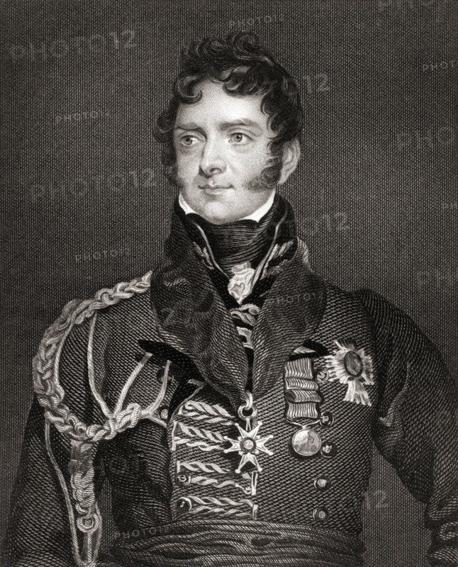 Sir Henry Torrens,1779-1828.   English Major-general. Engraved by T.A.Dean after Sir. T. Lawrence. From the book “National Portrait Gallery Volume I” published 1830.