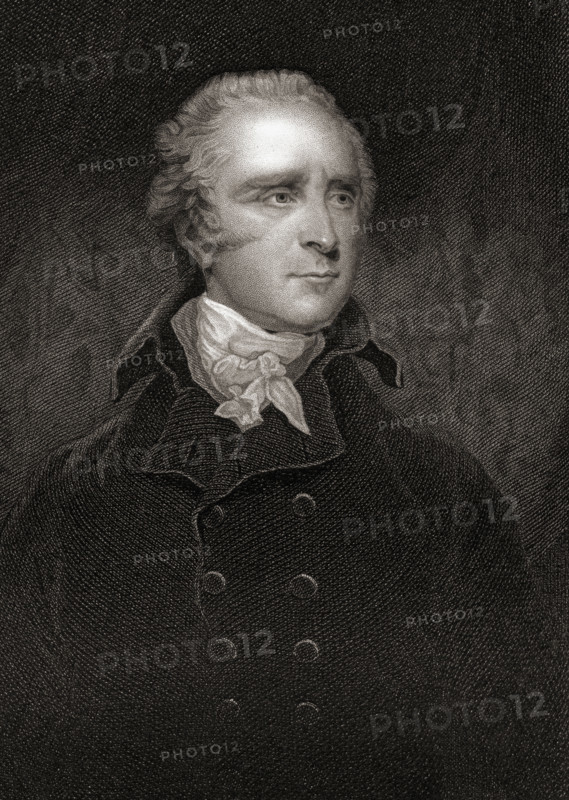 Thomas Grenville,1755-1846.  British  book collector and diplomat. Engraved by T.A.Dean after J.Hoppner.From the book “National Portrait Gallery Volume I” published 1830.