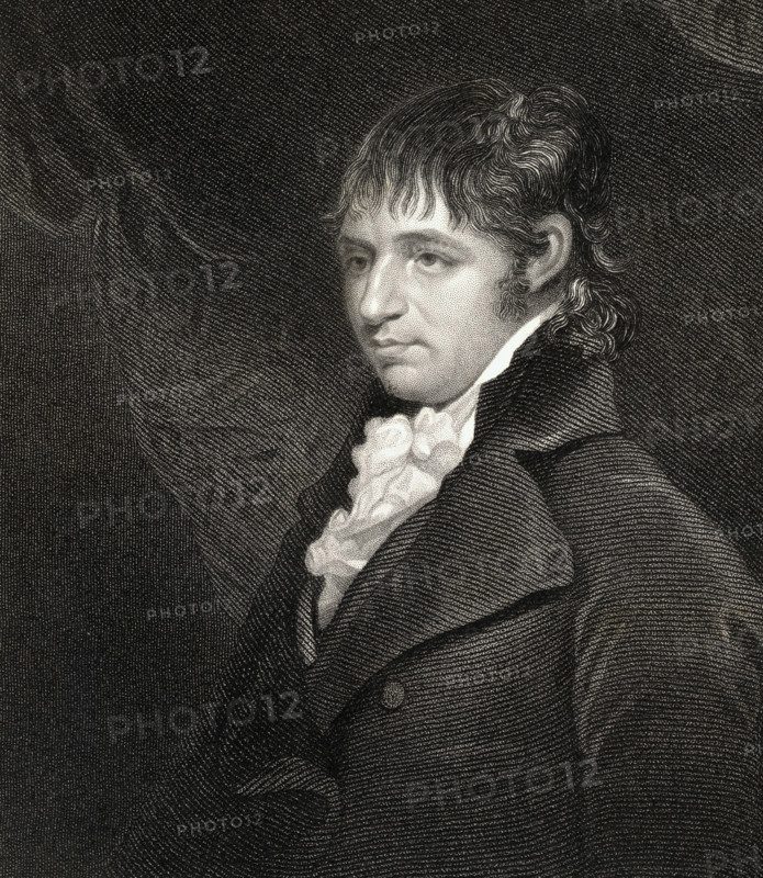 Richard Porson,1759-1808.  British master of classical scholarship. From the book “Gallery of Portraits” published London 1833.