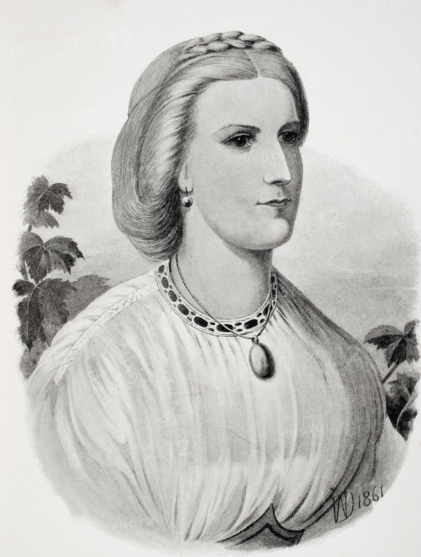 Lady Isabel Burton as a bride