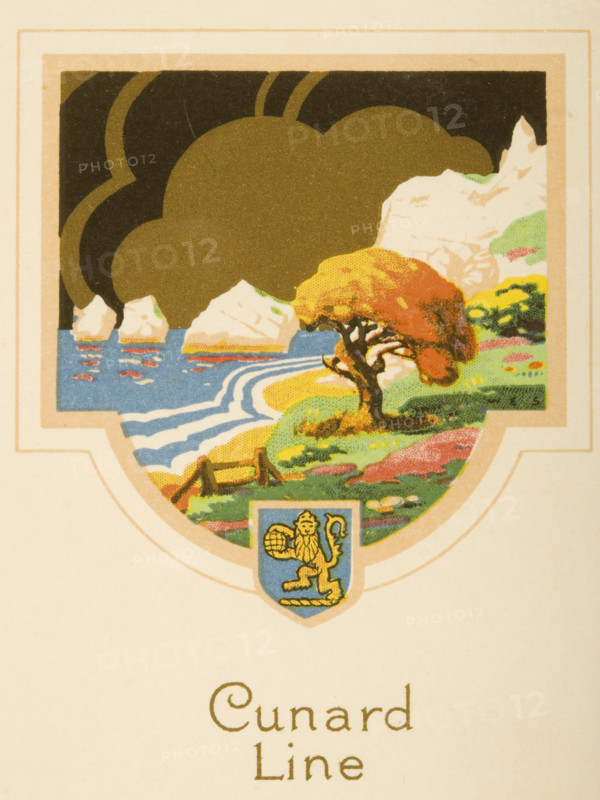 Diner D'Adieu Menu. Cunard Line. R.M.S. Caronia