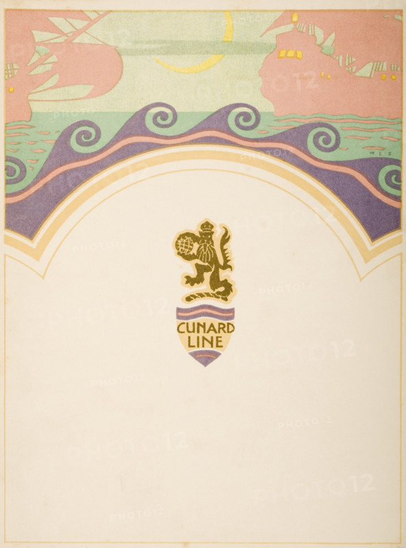 Luncheon Menu. Cunard Line. R.M.S. Caronia. Monday
