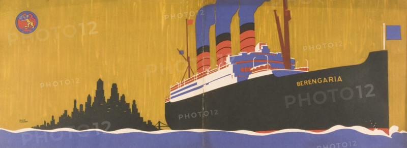 Cunard Line promotional brochure for 'Berengaria' circa 1930.