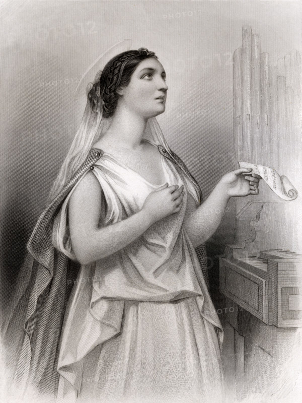 Saint Cecilia.  Christian martyr