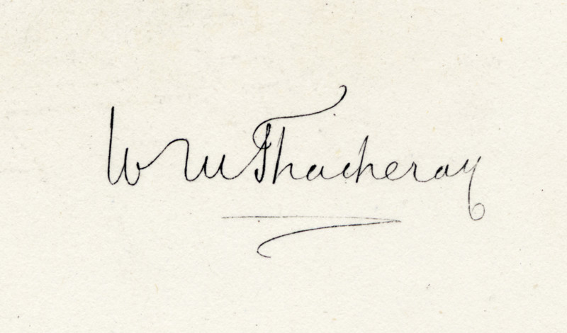 William Makepeace Thackeray