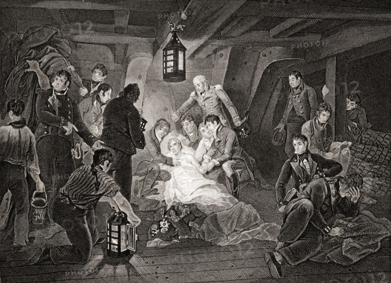 Death of Lord Nelson. Horatio Nelson