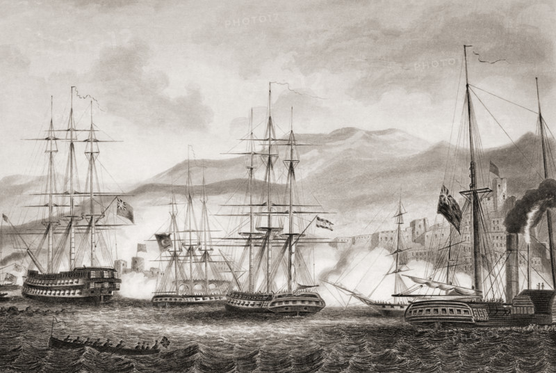 Attack on Sidon by Commodore Charles Napier