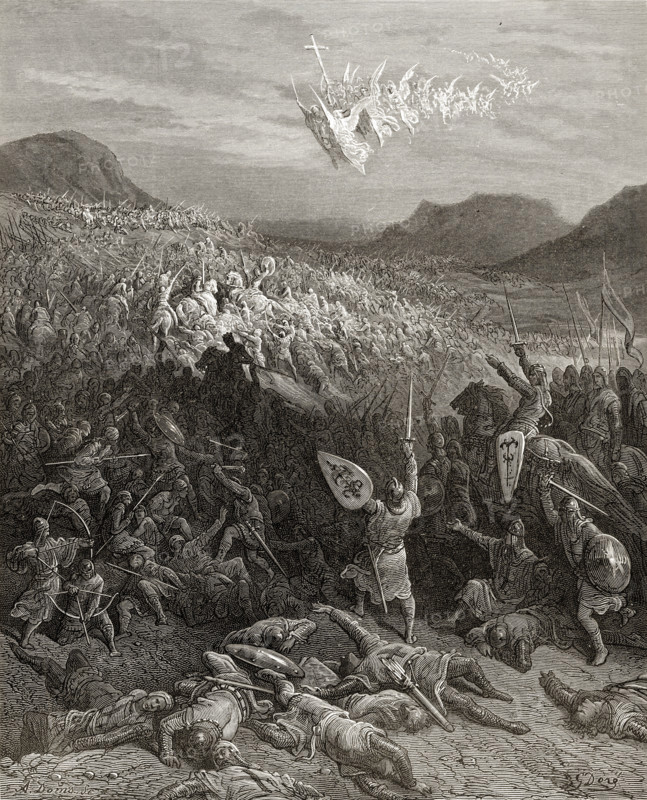 The Battle of Nicaea Anatolia during the first crusade 1096.