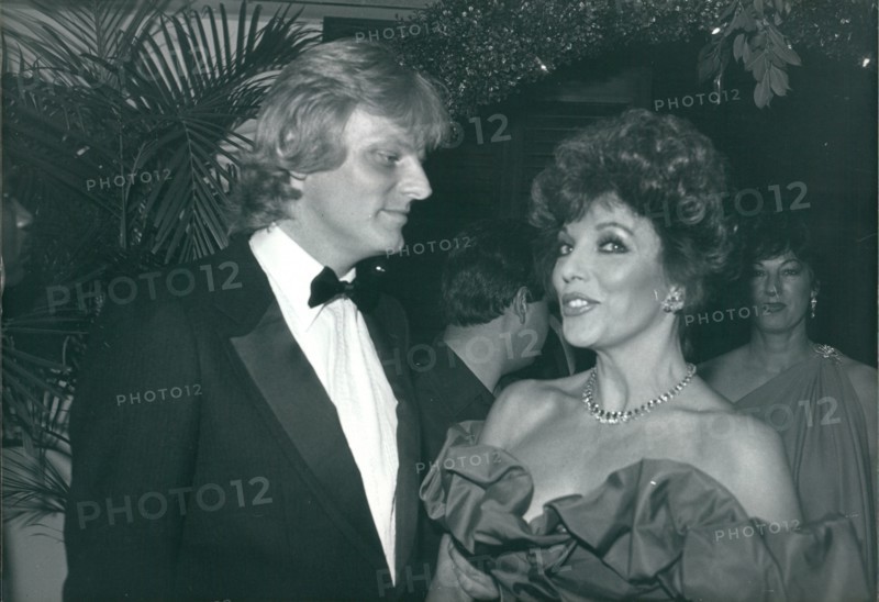 Peter Holm and Joan Collins