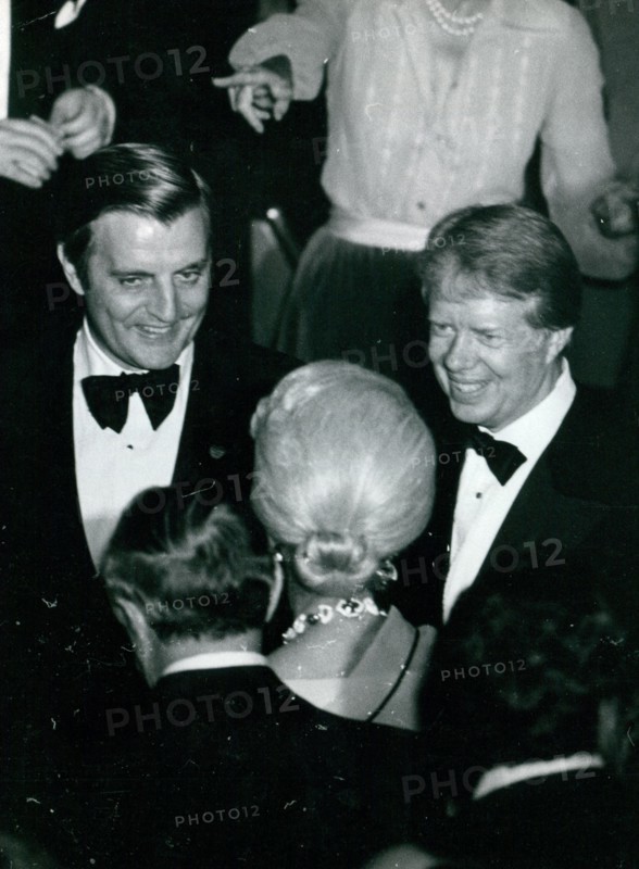 President Jimmy Carter and Vice President Walter Mondale at an event in New York