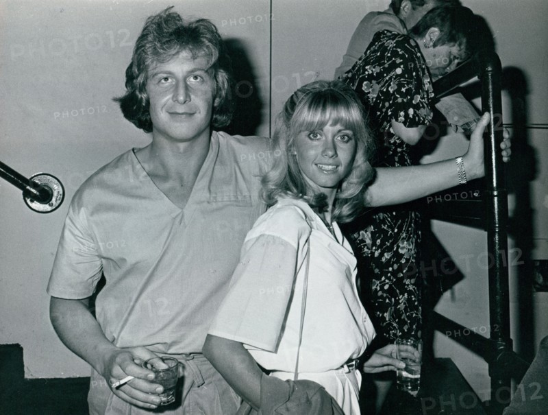 Lee Kramer and Olivia Newton John at Studio 54 in New York
