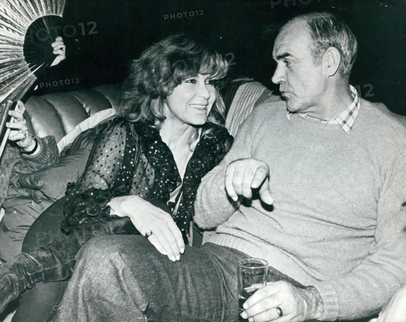 Michele Connery and husband Sean Connery at Studio 54 in New York