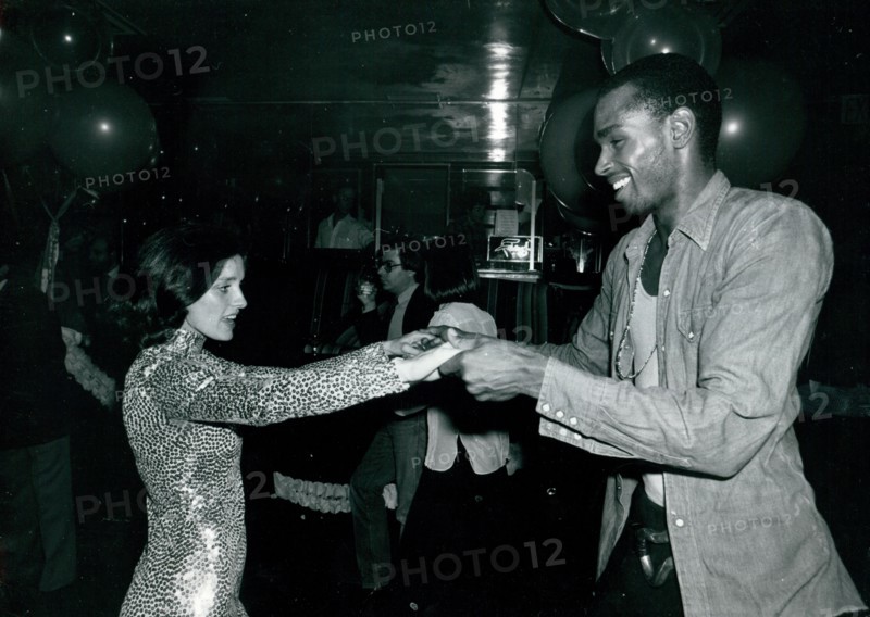 Margaret Trudeau dancing with Sterling St. Jacques