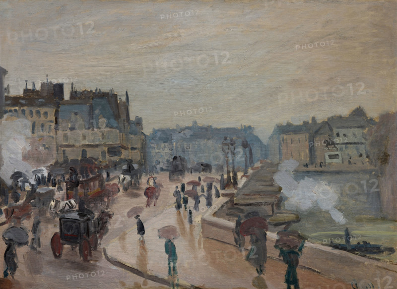 Claude Monet (born Oscar-Claude Monet on November 14, 1840, in Paris; died December 5, 1926) was a significant French painter, a member of the Impressionist movement. Shown here is his work, The Pont Neuf (1871).
