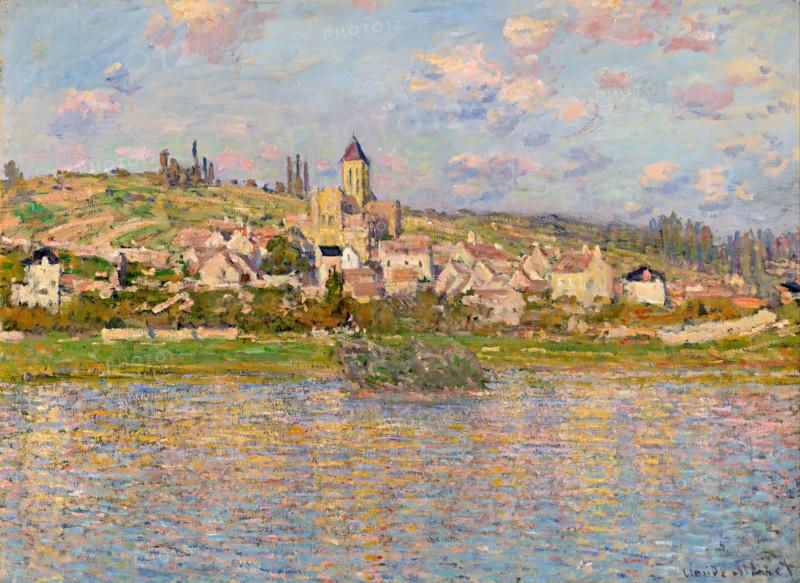 Claude Monet (born November 14, 1840, in Paris as Oscar-Claude Monet, died December 5, 1926), a significant French painter, is associated with the Impressionist movement. Shown here is his work, VEtheuil in Summer (1880).