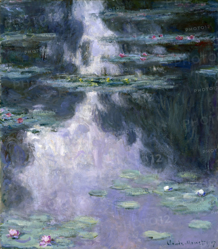 Claude Monet (born Oscar-Claude Monet on November 14, 1840, in Paris; died December 5, 1926) was a significant French painter, a member of the Impressionist movement. Shown here is his work, Water Lilies (NymphEas).