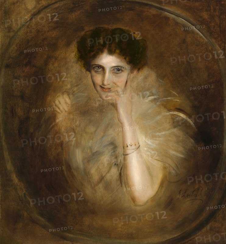 Painting, reproduction of the painting, artwork, historical, Franz Seraph Lenbach, since 1882 Ritter von Lenbach (born December 13, 1836 in Schrobenhausen, died May 6, 1904 in Munich), German painter, Munich painter prince, here his work:, Lady Mary Victoria Leiter Curzon (1901), Mary Victoria Curzon, Baroness Curzon of Kedleston CI (nEe Leiter, born May 27, 1870 in Chicago, died July 18, 1906 in London) was a native-born US citizen and by marriage a British noblewoman and Viceroy of India.