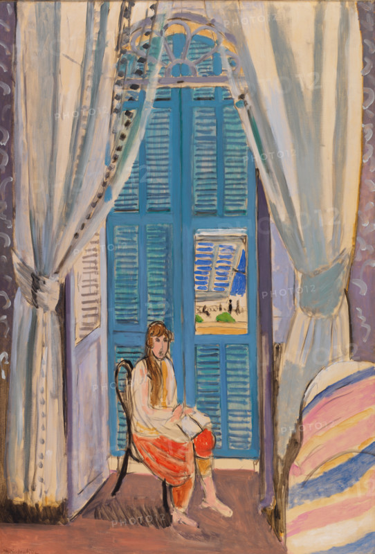 Henri Matisse, Henri Emile Benoit Matisse (born December 31, 1869, died November 3, 1954 in Cimiez), French painter, graphic artist, draftsman, Classical Modernist. His work includes: The Venetian Blinds, Les Persiennes (1919), The Shutters, painting, reproduction of the painting, artwork, historical.