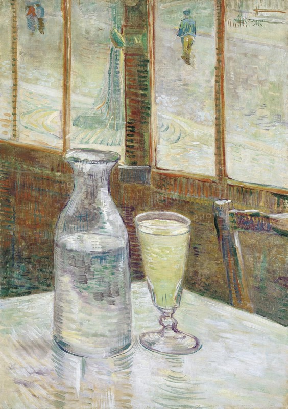 CafE table with absinthe (1887)