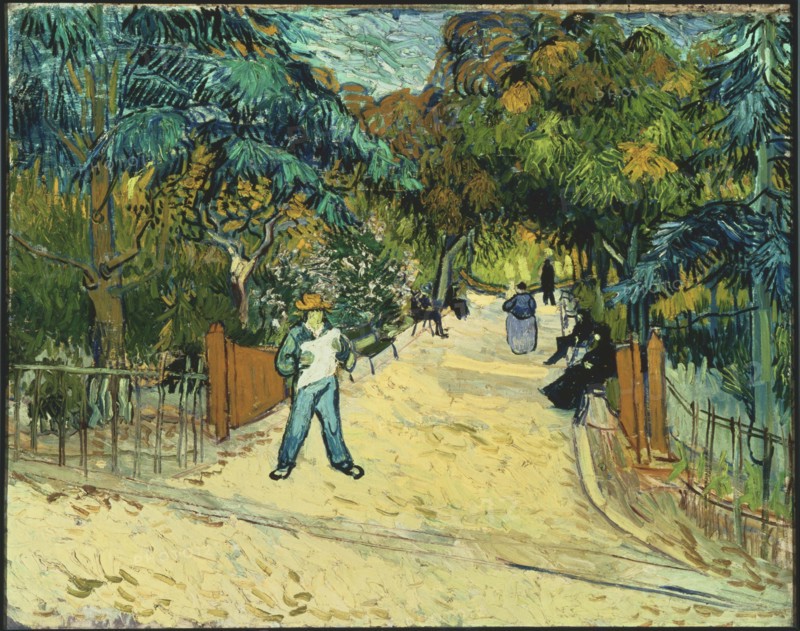 Entrance to the Public Gardens in Arle