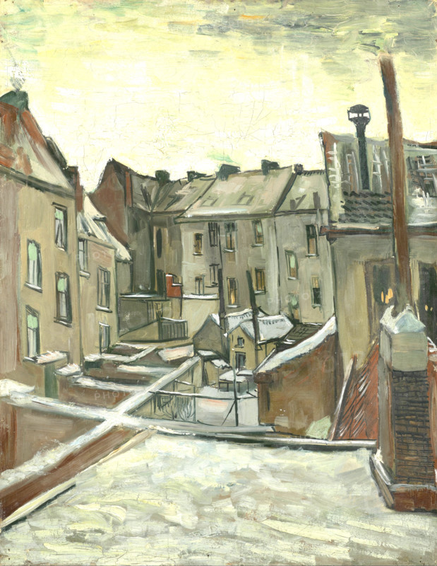 Houses Seen from the Back (1885-1886)