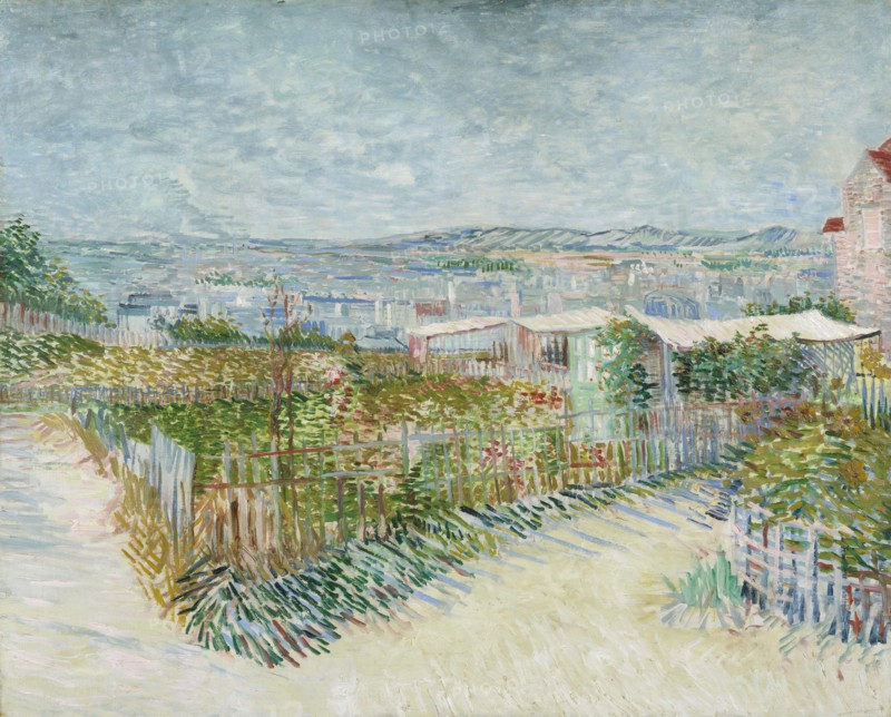 Montmartre; Behind the Moulin de la Galette (1887)