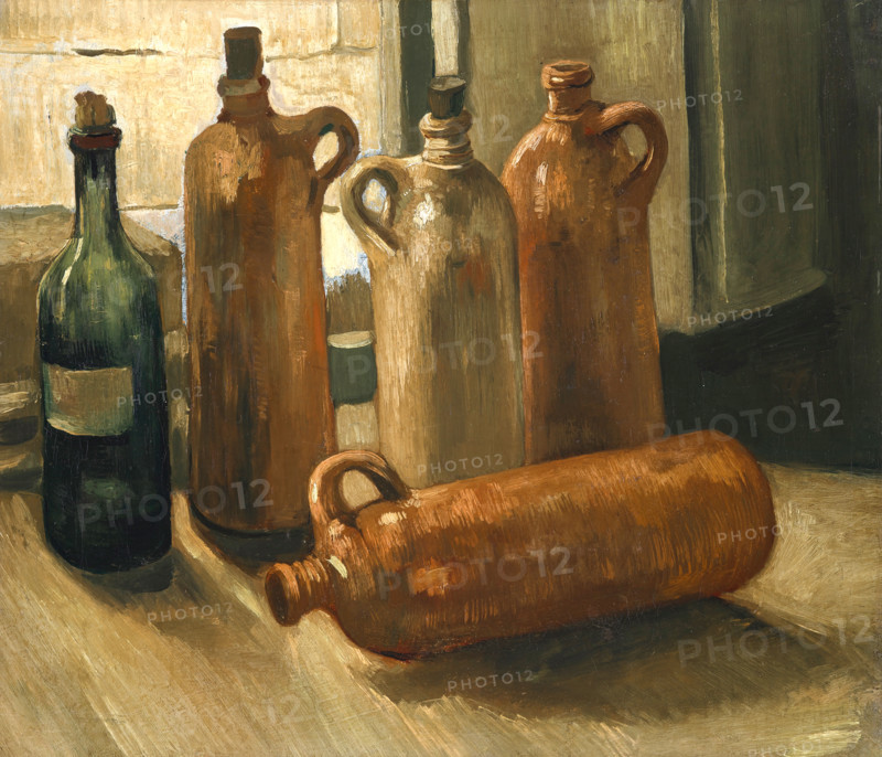 Still Life with Five Bottles (1884)