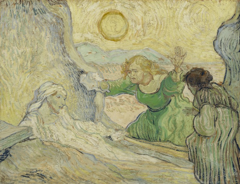 The Raising of Lazarus (after Rembrandt) is a painting by Vincent van Gogh