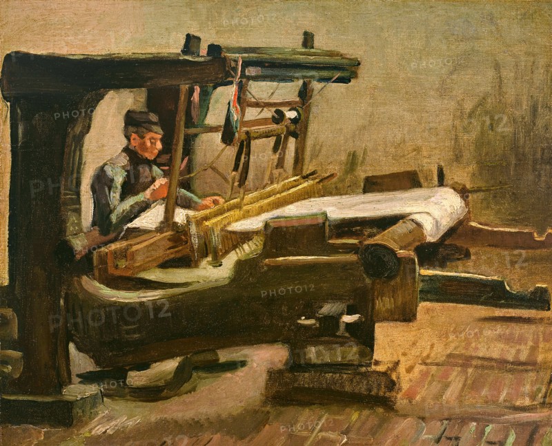 Weaver Facing Right (1884)