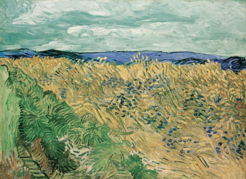 Wheatfield with Cornflowers (1890)