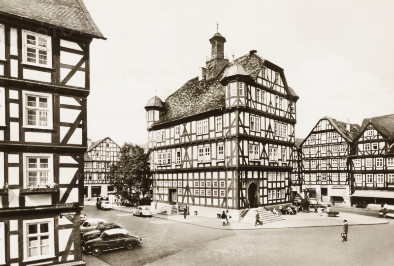 Germany, Melsungen, Rathaus, Townhall, 1958 circa