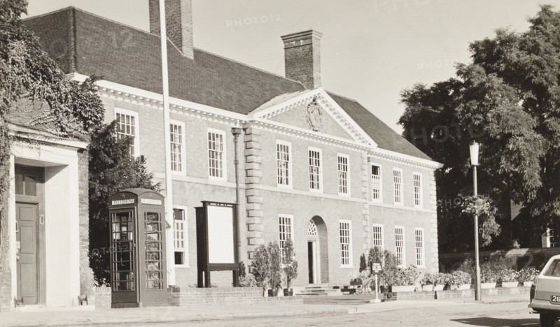United Kingdom, Bury St Edmunds, Borough Offices, Suffolk, England, 1961 circa