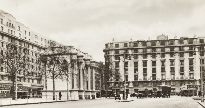 United Kingdom, Marble Arch looking East, London, 1958 circa