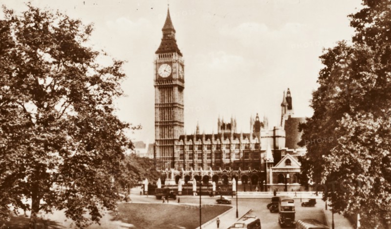 United Kingdom, Parliament Square, London 1956 circa