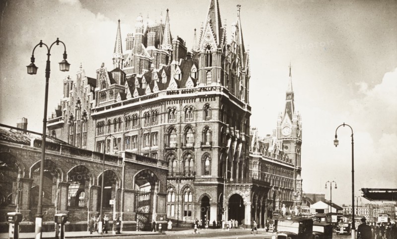United Kingdom, Saint Pancras Station, London 1958 circa