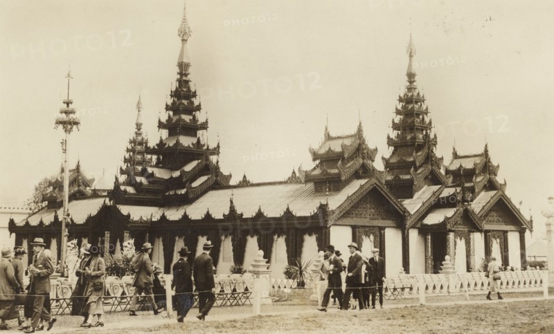 United Kingdom, The Burmese Pavilion, The British Empire Exhibition, Wembley, London 1924