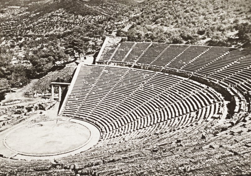 Greece, Epidaurus Theatre 1960 circa