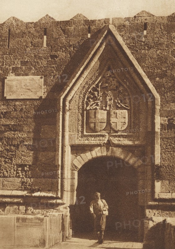 Greece, Rhodes Coschino Gate, 1929 circa