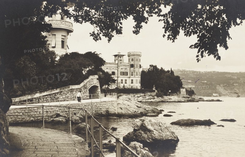 Italy, Trieste, Miramare Castle 1910 circa