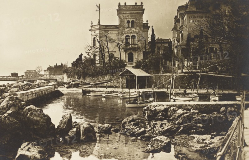 Italy, Trieste, Miramare Castle 1910 circa