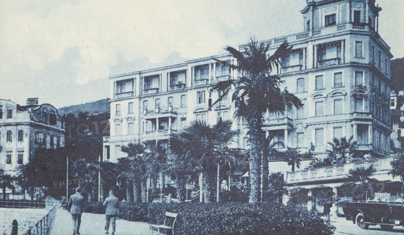 Jugoslavia, Croatia, Abbazia, Hotel Belle Vue 1920 circa