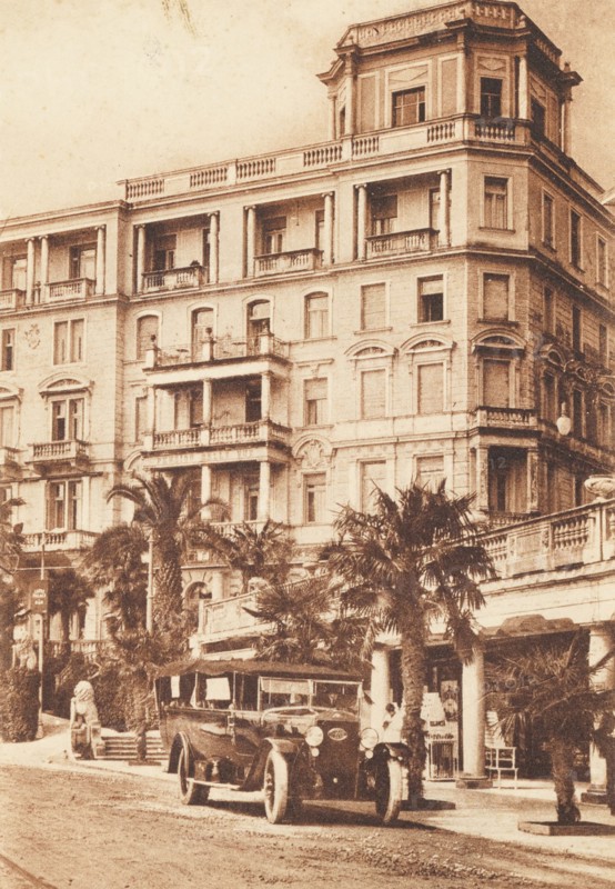 Jugoslavia, Croatia, Abbazia, Hotel Belle Vue 1920 circa