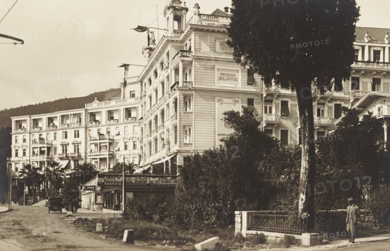 Jugoslavia, Croatia, Abbazia, Hotel Belle Vue 1920 circa