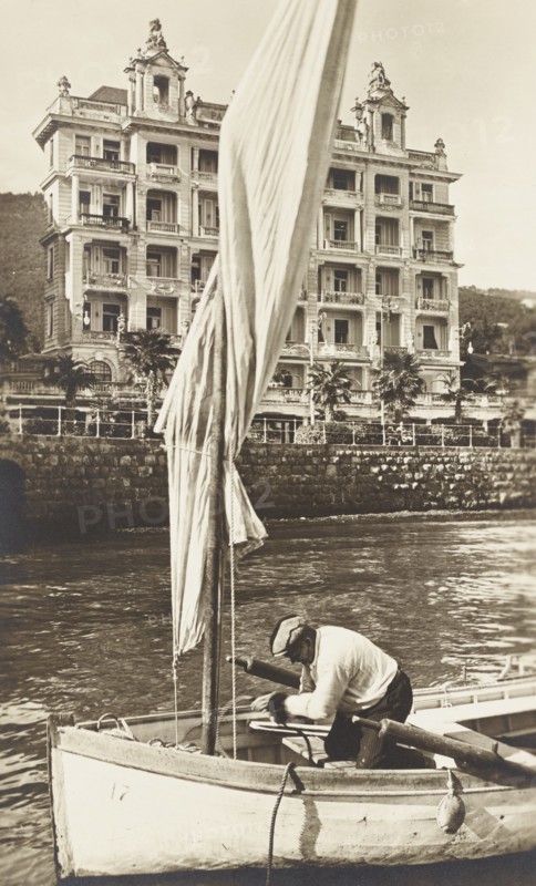 Jugoslavia, Croatia, The Palace Hotel in Abbazia, Opatija, Croatia, 1930 circa