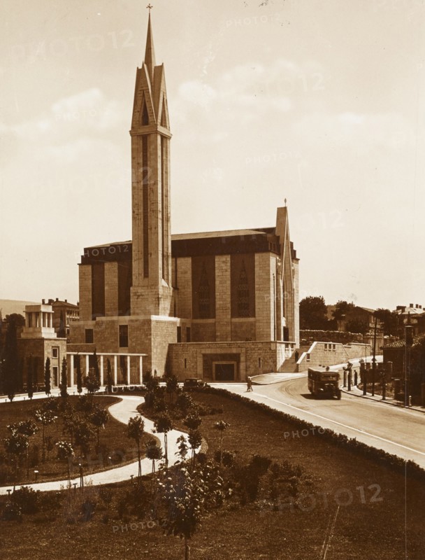 Croatia, Fiume, The Church of San Romualdo and All Saints formerly known as the Votive Temple, by architect Bruno Angheben and built between 1928 and 1934