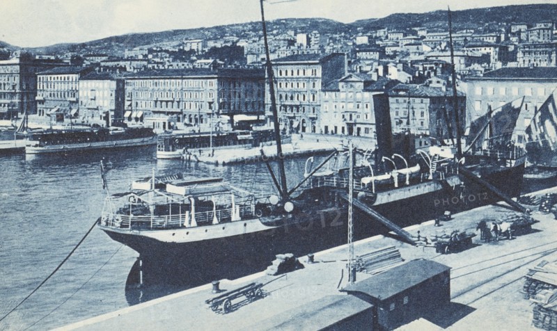 Croatia, Fiume, The Harbour, 1927 circa