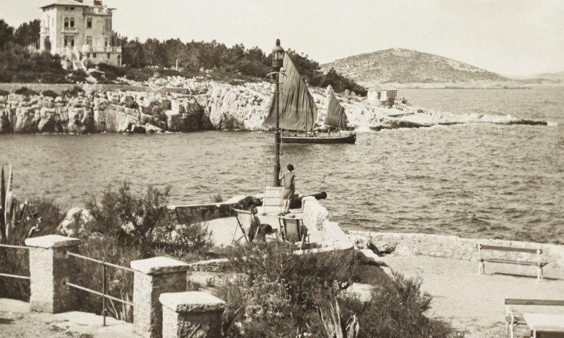 Croatia, Villa Welsersheimb, Villa Anita, in Lussingrande Veli Losinj on the island of Losinj, 1930 circa