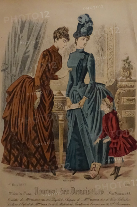 Illustration from the French magazine Journal des Demoiselles