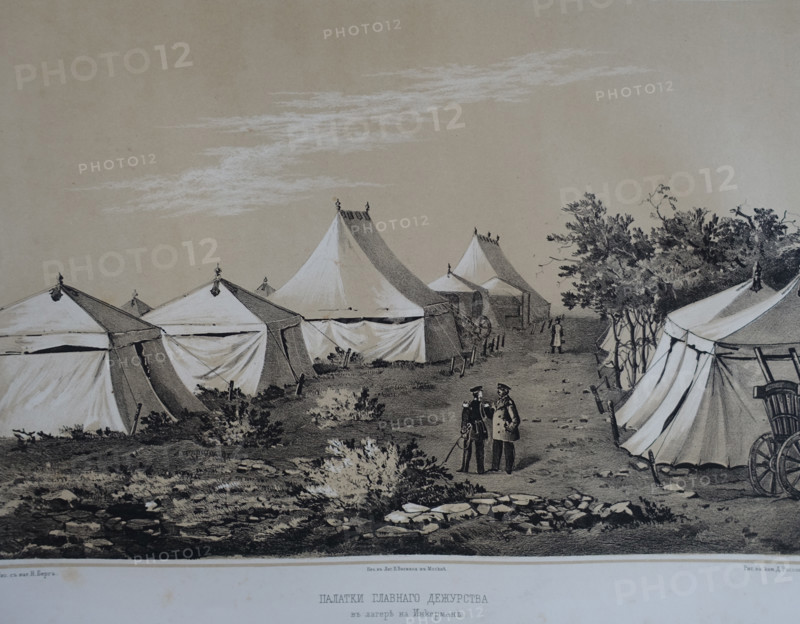 The Headquarters Guard Tents at the Inkerman camp
